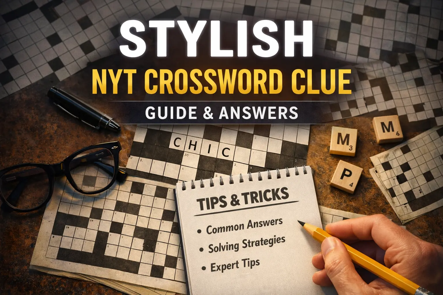 stylish nyt crossword clue