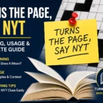 turns the page say nyt
