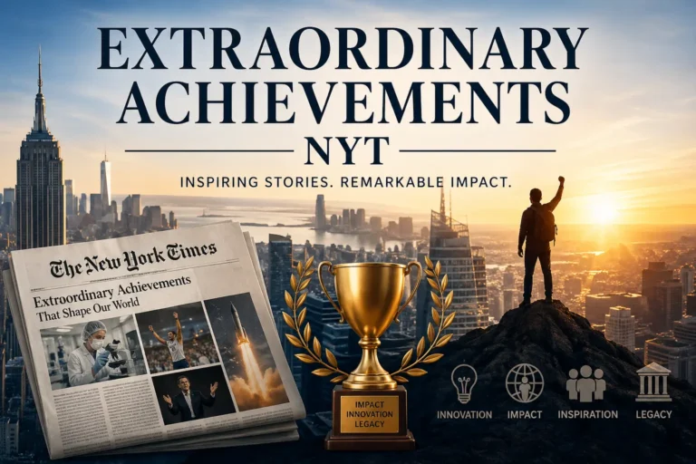 extraordinary achievements nyt