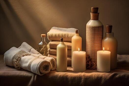 Aromatherapy destination say NYT crossword clue answer SPA — spa candles and towels wellness still life