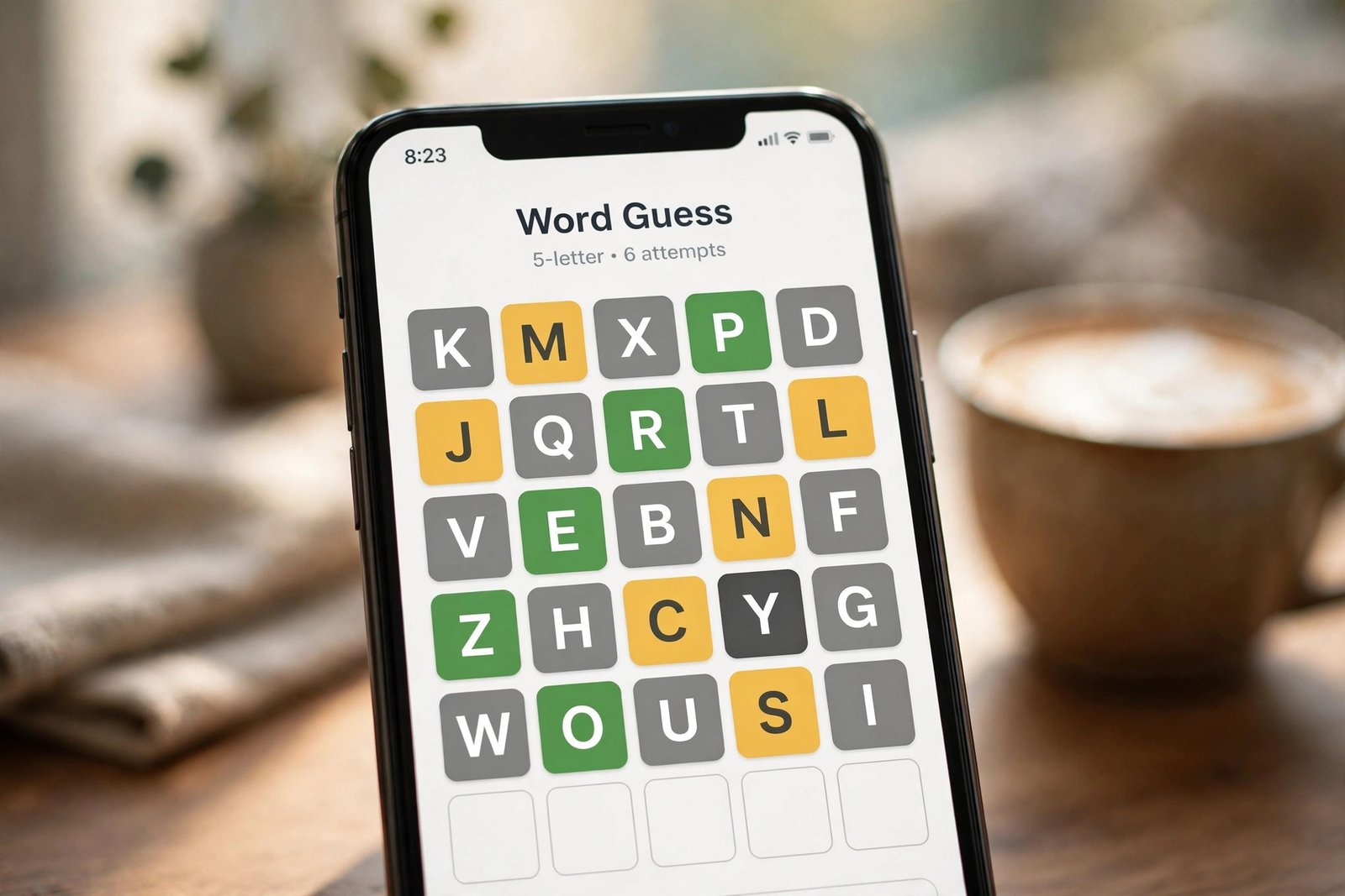 Best Wordle starting words - five-letter word game tiles in green and yellow