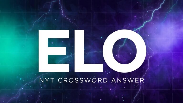 ELO NYT crossword answer to 'Telephone Line' band clue with electric rock theme