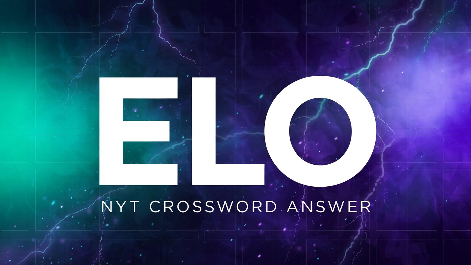 ELO NYT crossword answer to 'Telephone Line' band clue with electric rock theme