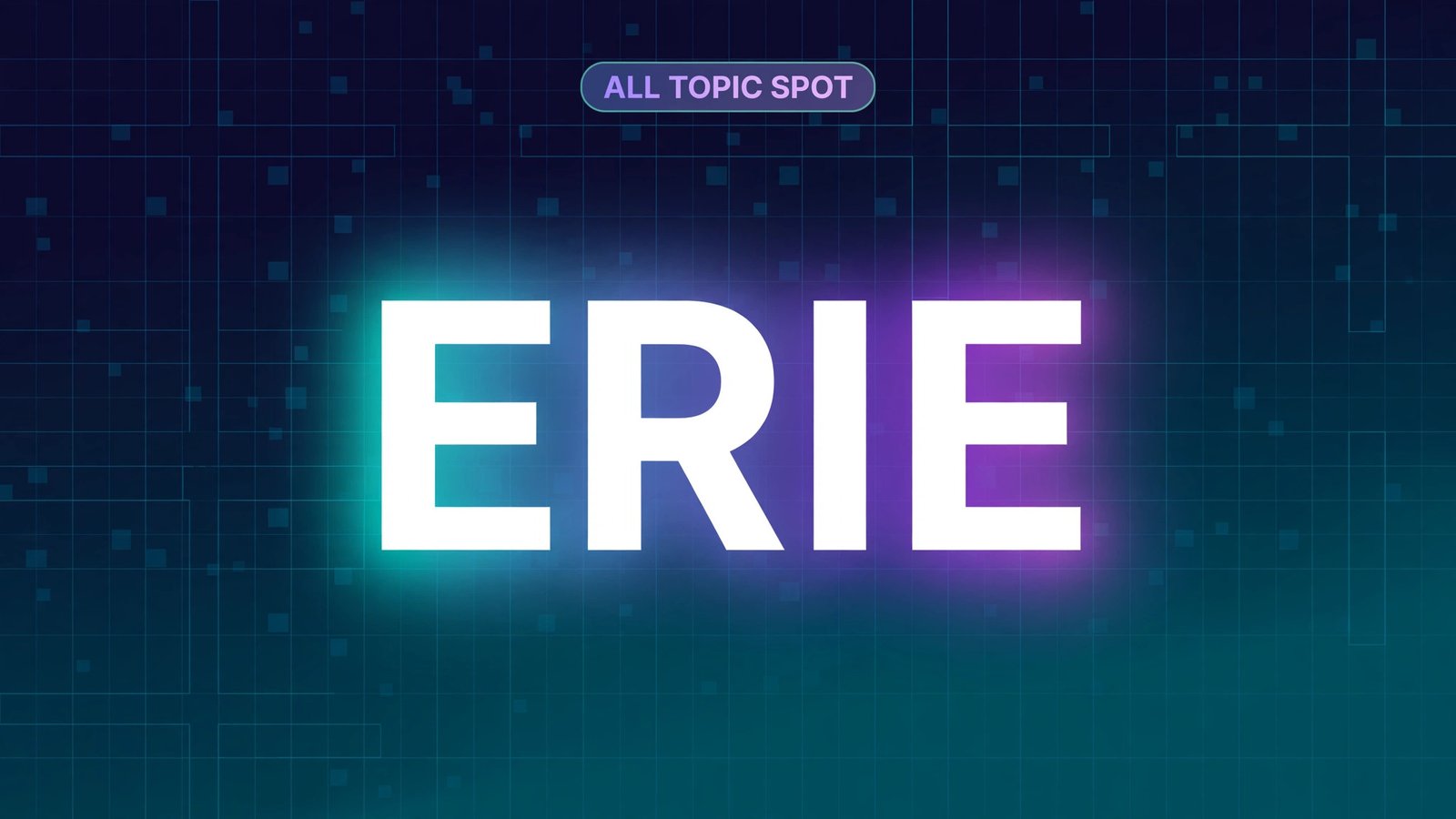 ERIE NYT crossword answer to 'Great Lake that borders Buffalo' clue on crossword grid
